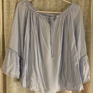 Delicate Light Blue Blouse